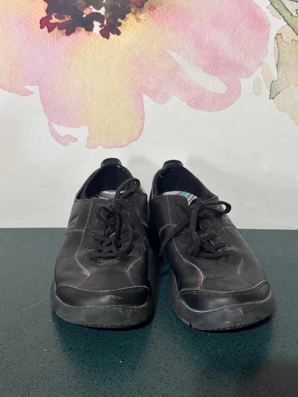 Dansko Sneaker Womens 42 Black Elise Work Shoes Casual Comfort Slip Resistant